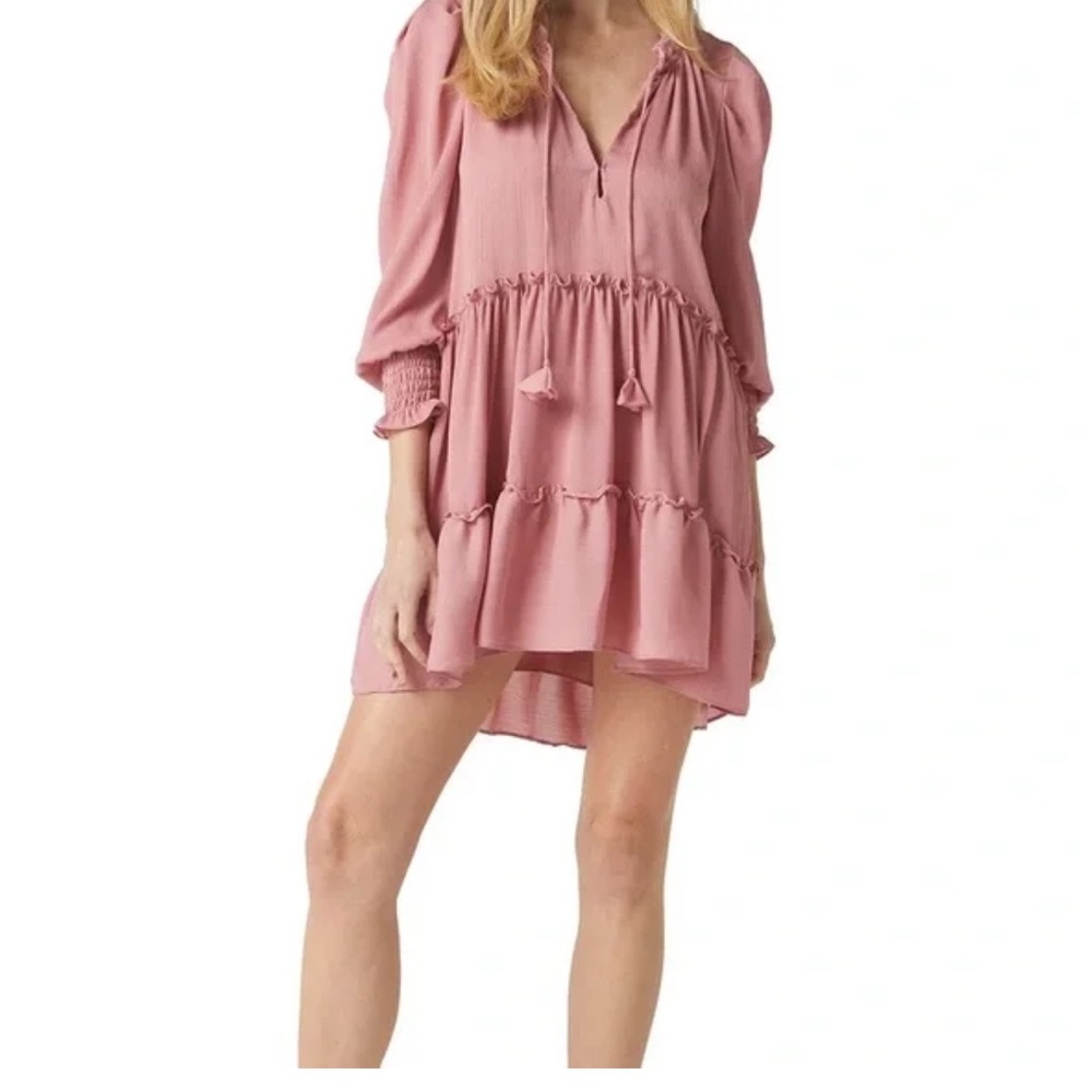 NWT Misa Los Angeles Marisa Dress Dusty Rose Medium